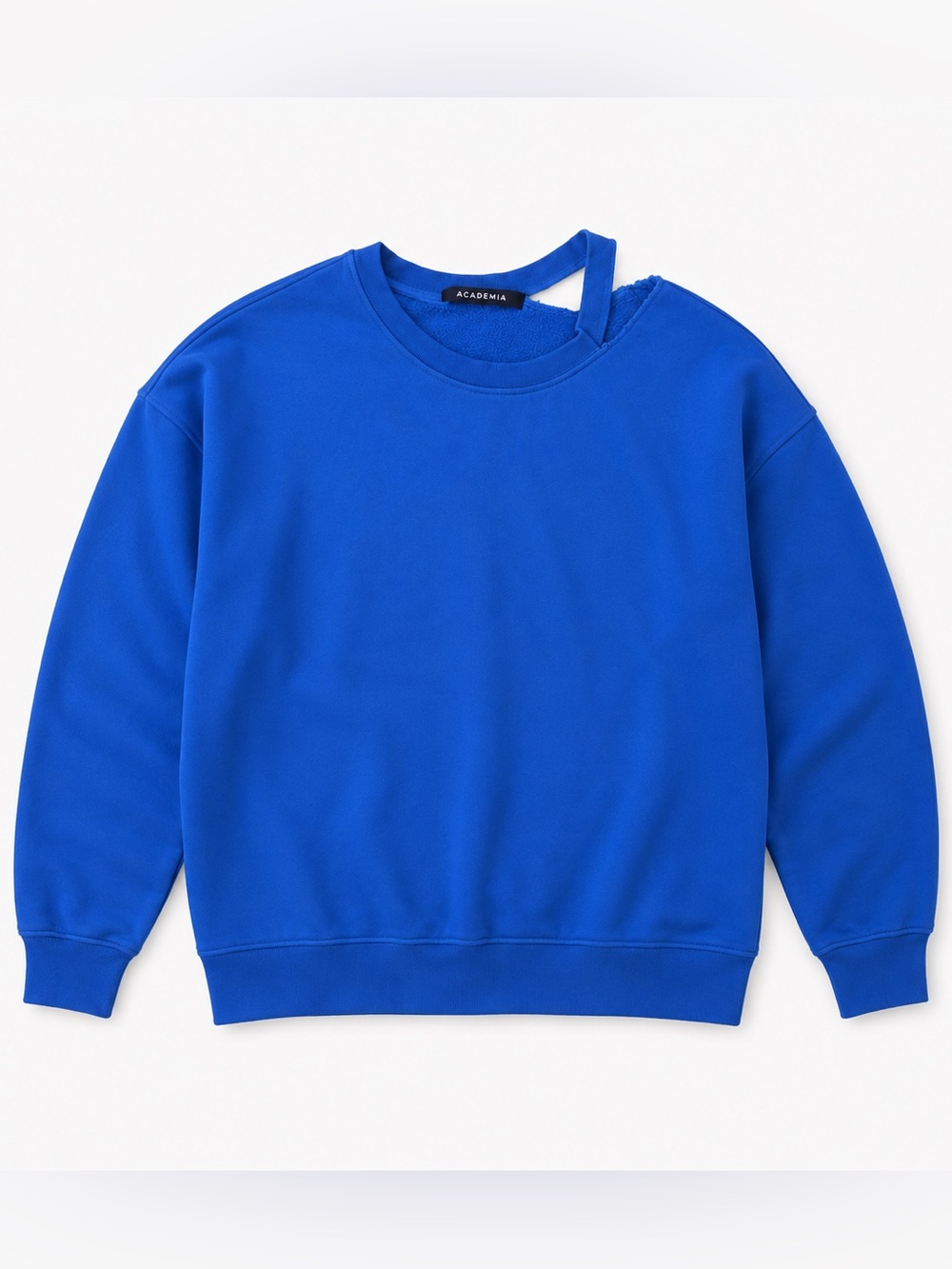 Designers Originals Off-the-Shoulder Sweater in Royal Blue